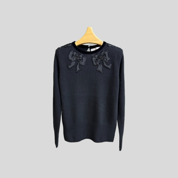 발렌티노 비즈 스웨터