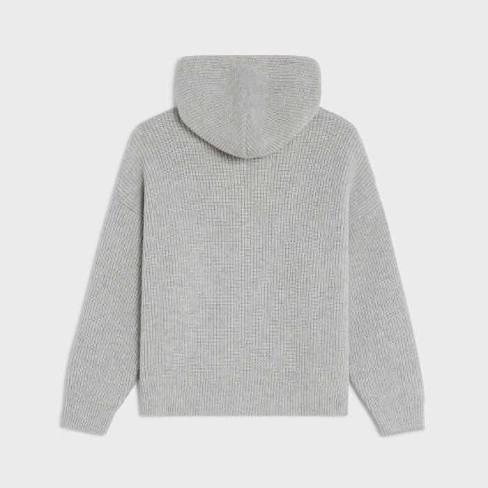 셀린느 립드 울 후드 