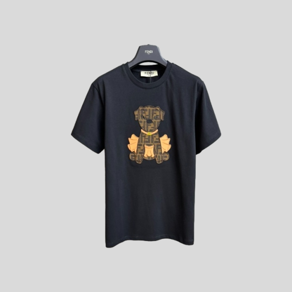 펜디 강아지 자수 티셔츠
