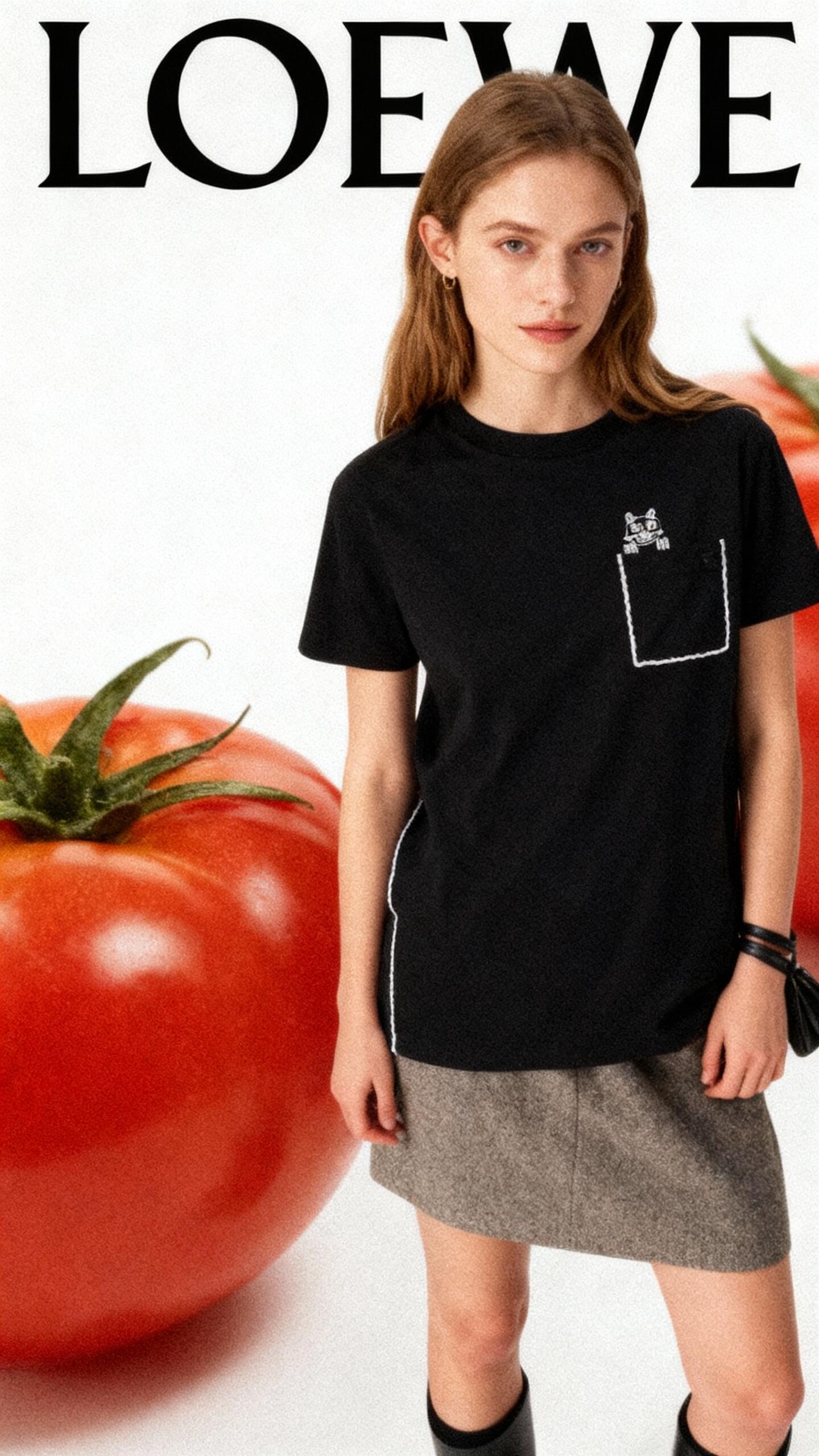 로에베 x 루이웨인 반팔 티셔츠