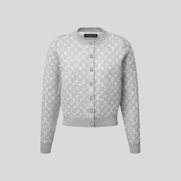 루이비통 모노그램 브러시드 니트 가디건