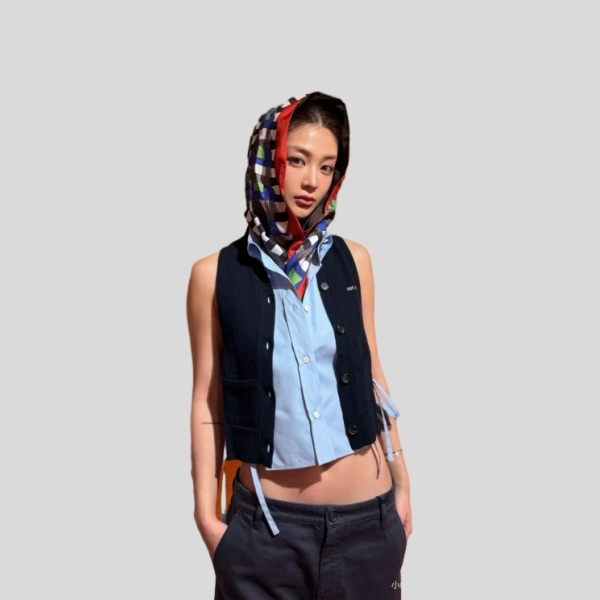 미우미우 레이어드 니트 베스트