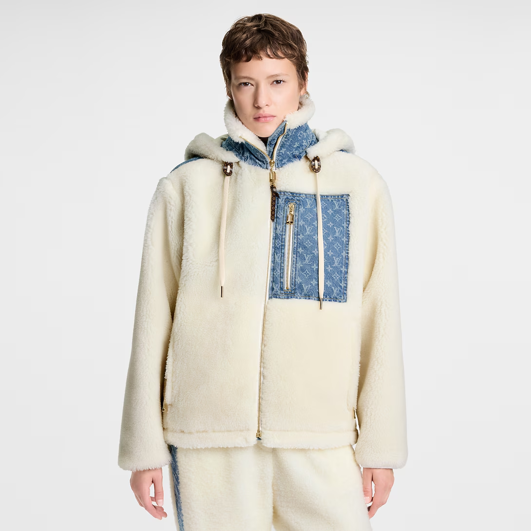 루이비통 모노그램 액센트 플리스 자켓