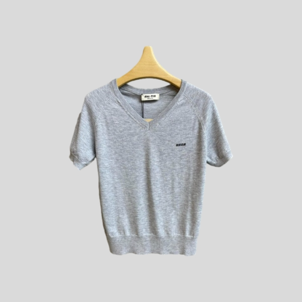 미우미우 울 니트 반팔