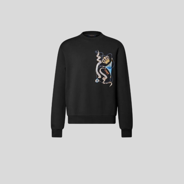 루이비통 자수 스웨트셔츠