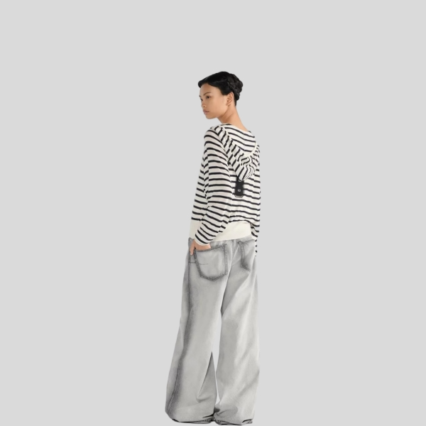 디올 마리니에르 후드 지퍼 가디건