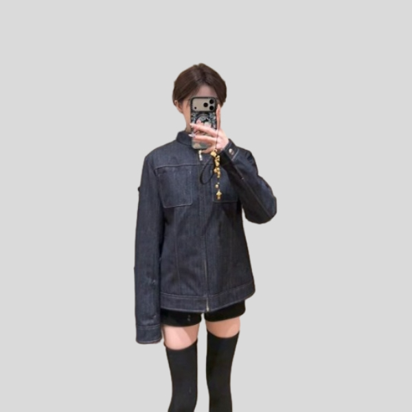 샤넬 스키 컬렉션 데님 재킷