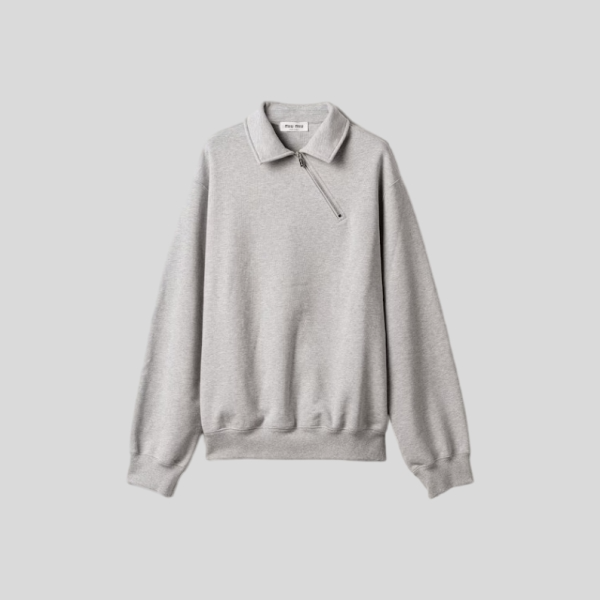 미우미우 코튼 플리스 재킷