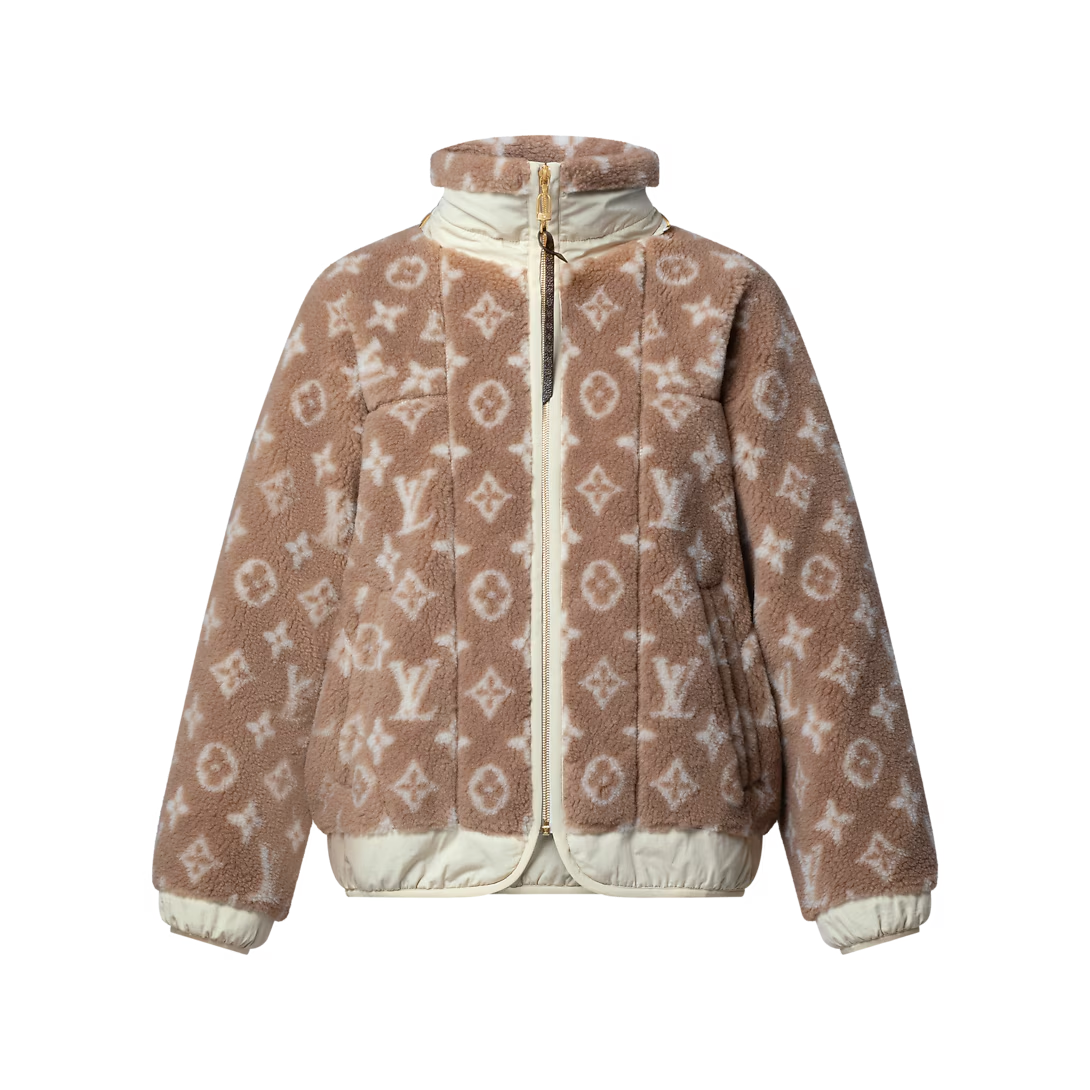 루이비통 모노그램 플리스 후디드 자켓