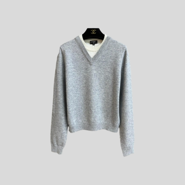 샤넬 페이크 투피스 스웨터
