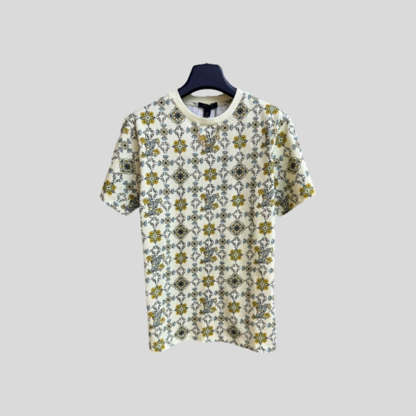 루이비통 플로럴 프린트 티셔츠