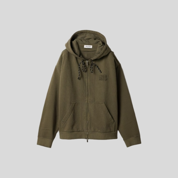 미우미우 후염 후드 재킷, 팬츠